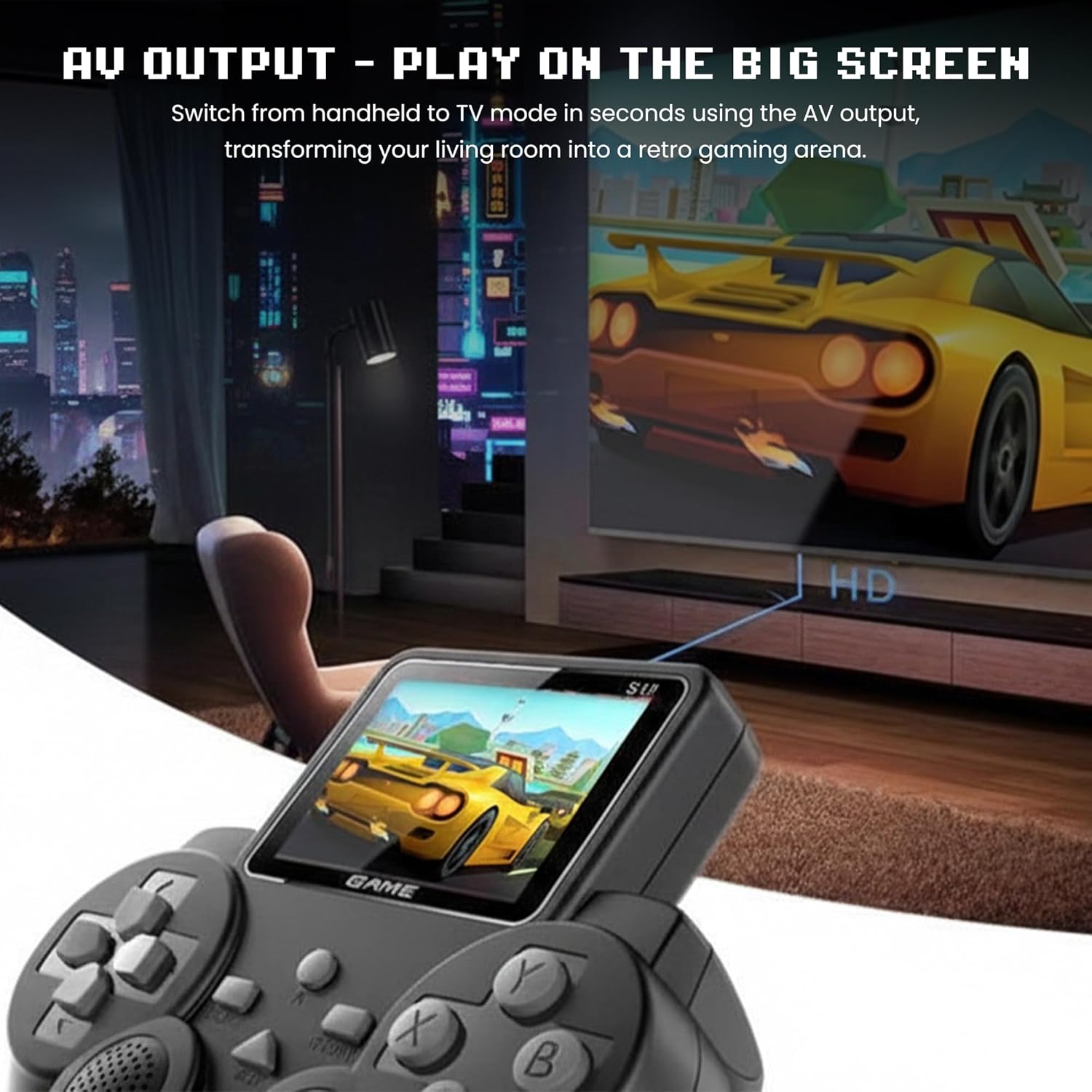 S10 Handheld Game Console with Wireless Controller