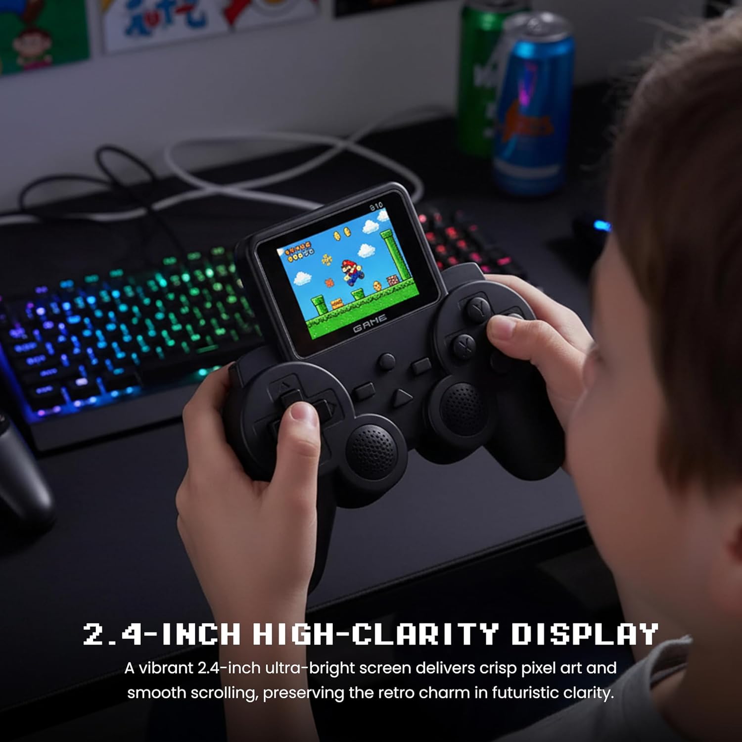 S10 Handheld Game Console with Wireless Controller