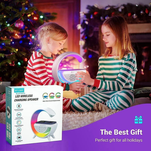 3-in-1 RGB LED Speaker Modern Bedside Lamp