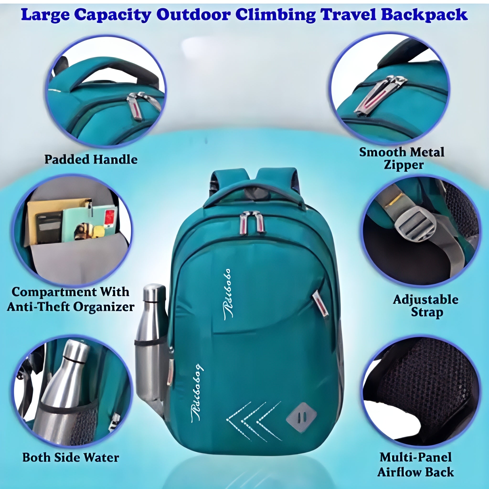 adiba 35 L casual waterproof laptop bag or backpack