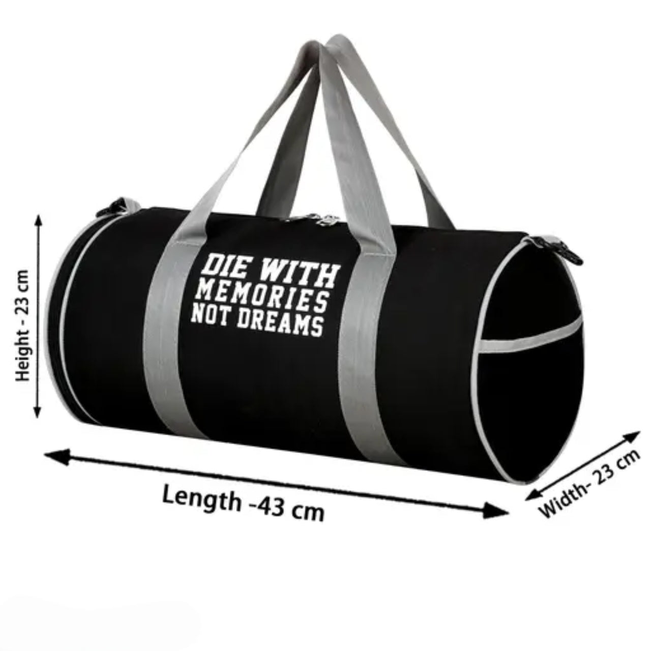 gym bag with saparete shoe compartment